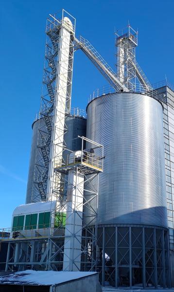 Efficiency In Storage And Transportation Steel Grain Silo For Customizable Bulk Material Solutions