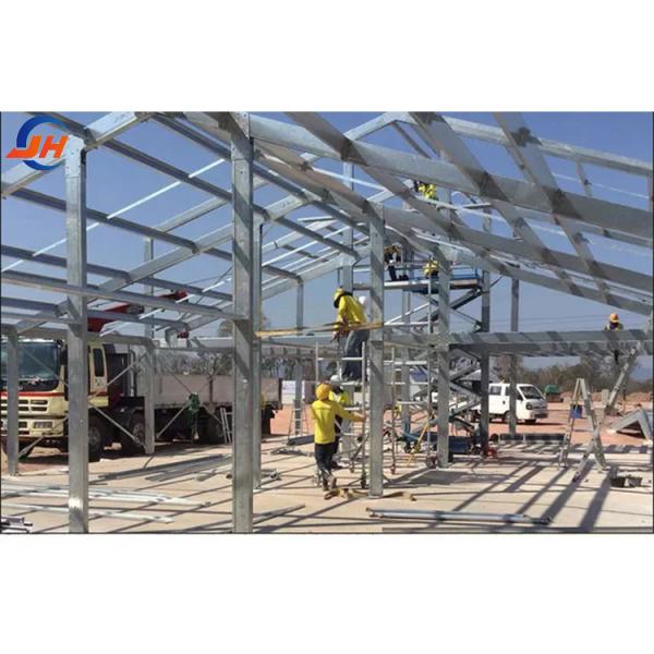 Armazém de estrutura de aço personalizável com estrutura principal em forma de H sólida de grau Q235/Q345B