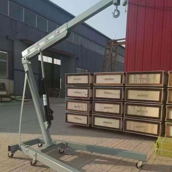 Grúa de taller plegable neumática para motor 2t
