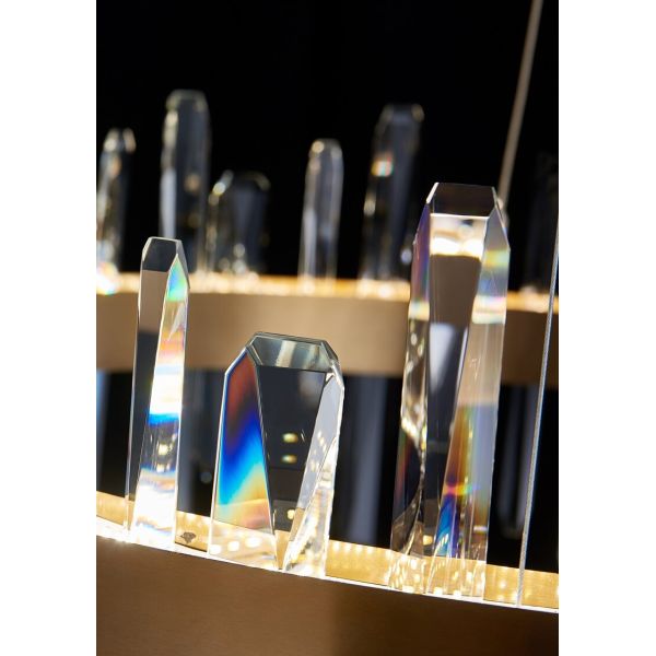 Luxury Crystal Chandelier Living Room Postmodern Creative Individual Bedroom Dining Room Simple Chandelier