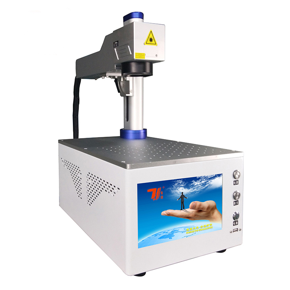 Продвижение Кантонской ярмарки Мини портативный 20W 30W Raycus Fiber Laser Marker