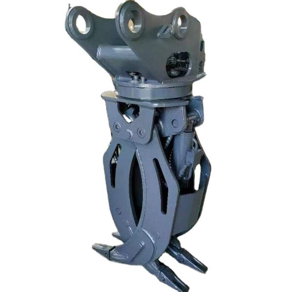 16 Ton Digger Log Grapple Hydraulic Wood Grabber for Excavator Scrap Handling