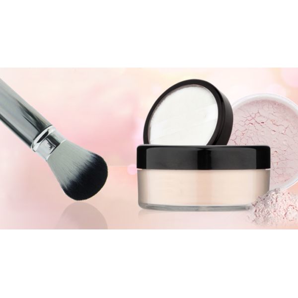 Pro Cosmetic Large Retractable Blusher Brush Double Ended Makeup Brushes