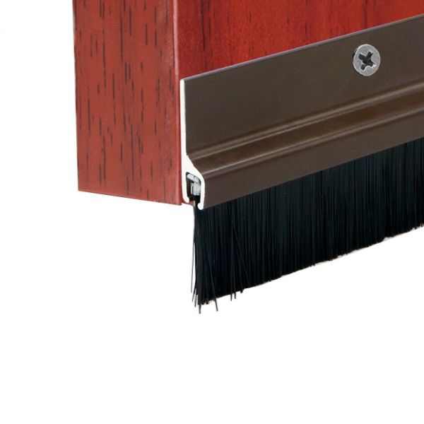 70mm 90mm 100mm Door Bottom Brush Strip Weather Sweep Aging Resistant