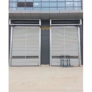 Противодействие ветру Промышленная спиральная твердая быстрая дверь высокая частота открытия и закрытия