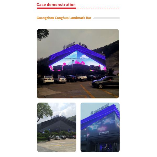 Brightness 3000 LED Grid Screen T20 P80 For Definition RGB Building Lighting