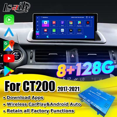 Lsailt Lexus Video Interface for CT200h 2017-2021 GX LX ES LS...Included CarPlay, Android Auto, Spotify