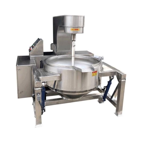 Full-Automatic 100L-1000L Heating Cooking Pot Jacketed Kettle with Mixer