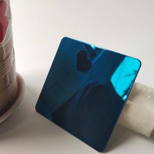 Синий 304 зеркальная отделка листок из нержавеющей стали Макс. ширина 1500 мм