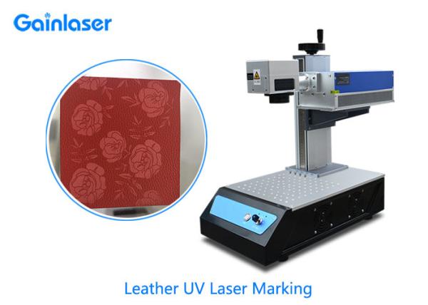 Home UV Laser Marking Machine Air Cooled 3W 355nm for Plastic, Paper, Leather, Fruit