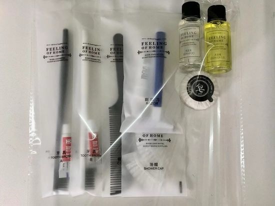5 Star Hotel Amenities Sets Customized Logo Pet Friendly With Shampoo
