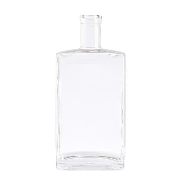 Garrafa de vidro congelado de 500 ml para decoração industrial da casa Garrafa de licor