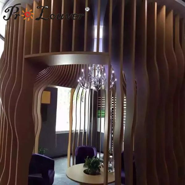 All New Designed Box Aluminium Louver Wall, Internal Louver Decoration