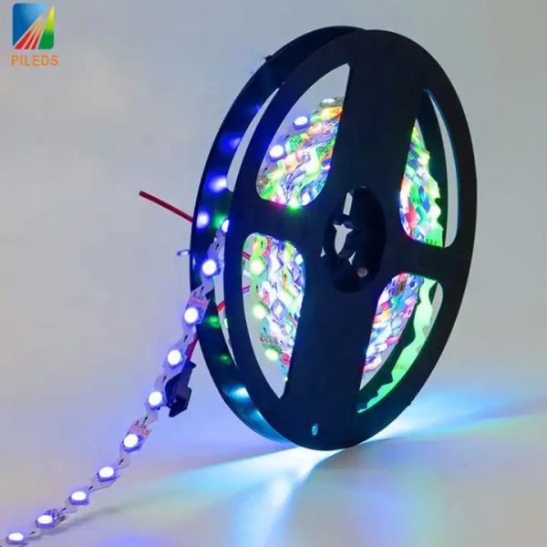 12V Full Color Smart Light Strip Bendable S Shape Addressable WS2815 SK681