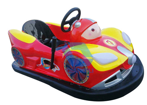 Attractive Battery Powered Bumper Cars Ride , Customized Amusement Bumper Cars