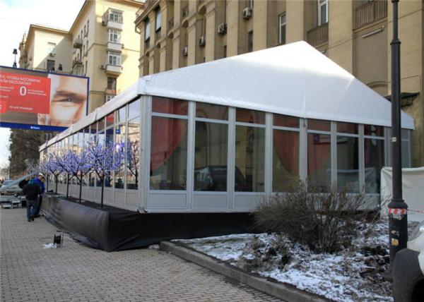 15m By 30m Christmas Festival Tent With Double Glass - Wing Door