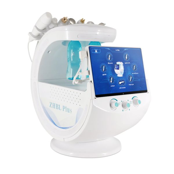 Smart Ice Blue Hydra Microdermabrasion Facial Skin Care Machine Hydra Dermabrasion Beauty Machine with Skin Analysis