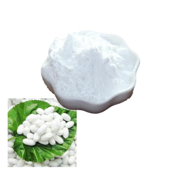 Aminoácido de seda branca com ácido proteico de seda e fibroína de seda