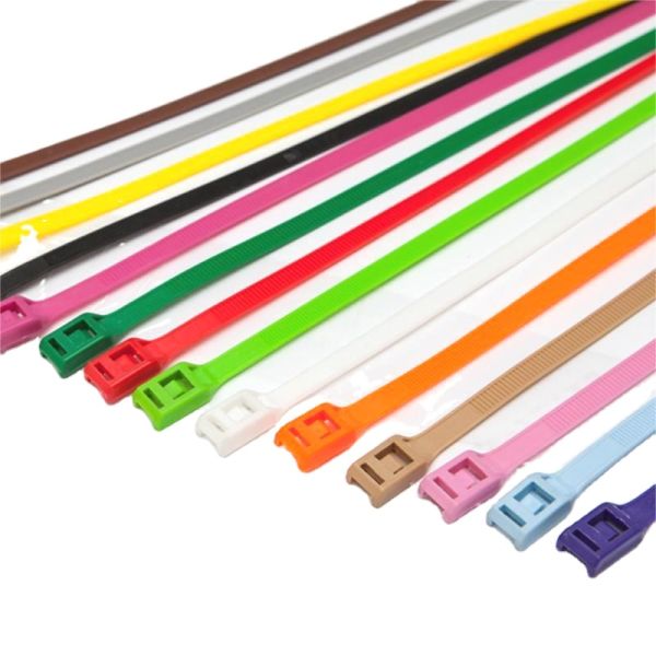 Flexible Plastic Slip Ties Self Locking Standard Sizes Professional Versatile