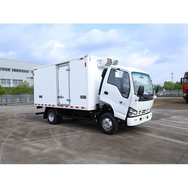 THERMO KING RV380 Refrigeration QINGLING Refrigerated Truck For Food Meat Fish Transportation NKR Freezer 5 Tons
