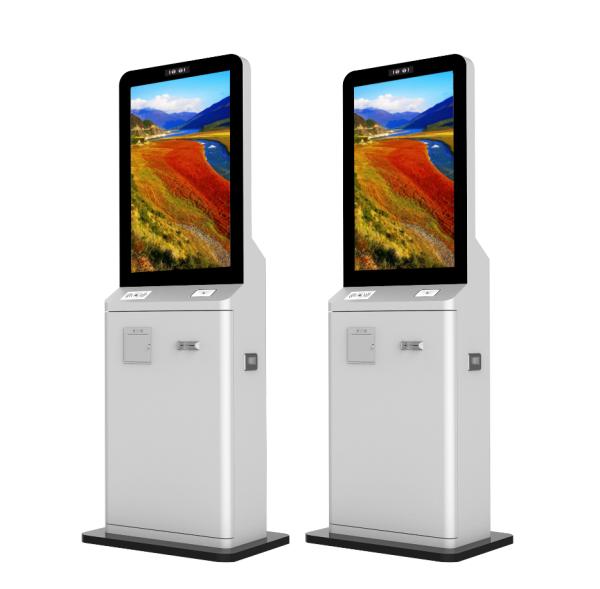 Máquina de consulta táctil capacitiva ultra-responsiva con reconocimiento facial de vanguardia y visuales inmersivos