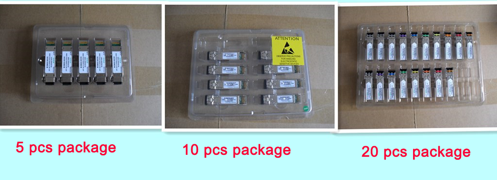 LC 10GB SFP+ Module SFP-10G-ER SFP+ packaging