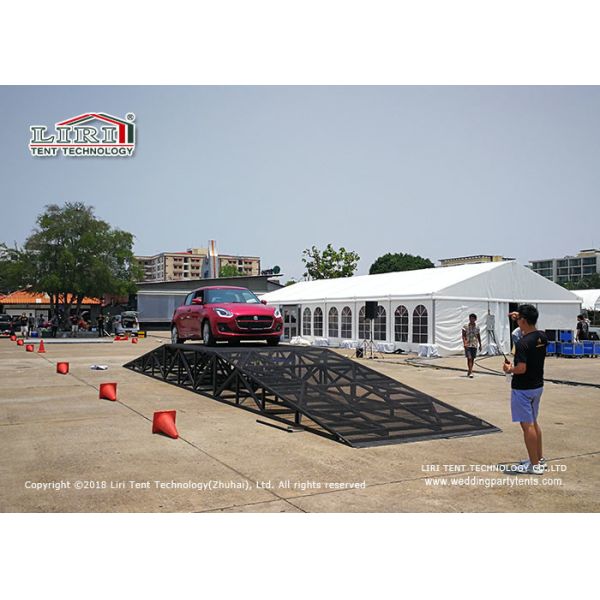 PVC Wall 9M Outdoor Event Tents For Car Test Drive