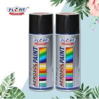 Haut jet d'aérosol de couverture peindre le jet noir de Matte Paint Film Acrylic Resin de couleur