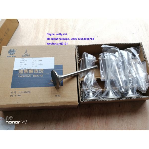XCMG outlet valve ,XC12159608/12159608 , XCMG spare parts  for XCMG wheel loader ZL50G/LW300