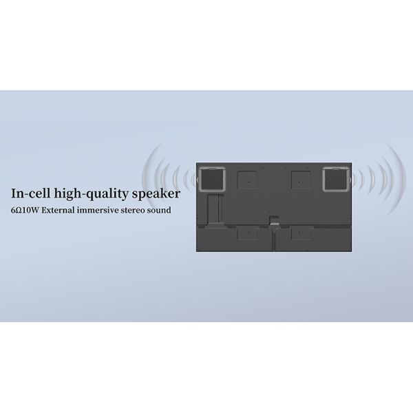 43‑Inch Zero‑Distance Wall‑Mounted Digital Signage Display, Commercial Wall‑Mount LCD Advertising Screen & Monitor