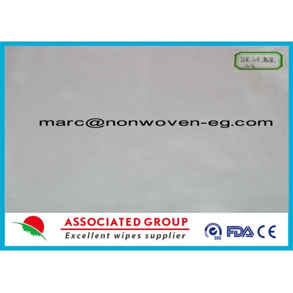 Вискоза 100% 50gsm гидро - спутал простую ткань Spunlace для санитарной пусковой площадки и лицевого щитка гермошлема