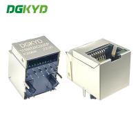 DGKYD511B412AC2A2DPK2068 RJ45 interface réseau directe 10p10c RJ45 de prise de 180 degrés avec la lumière