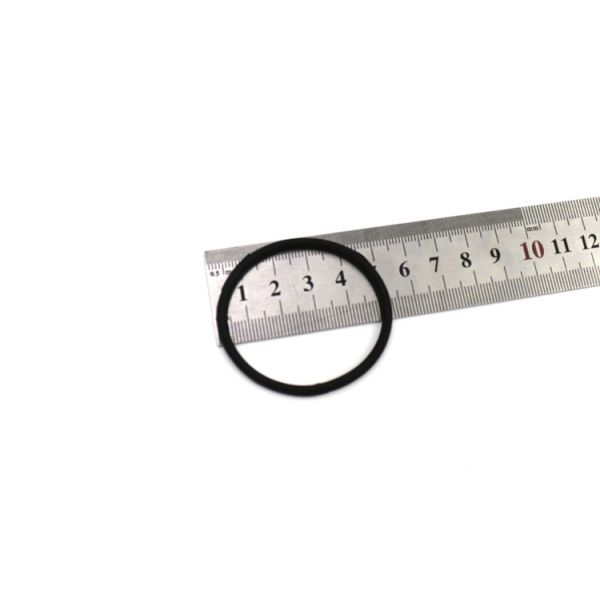 High Elastic Black Reusable Durable Silicone Elastic Hair Band Hair Ties