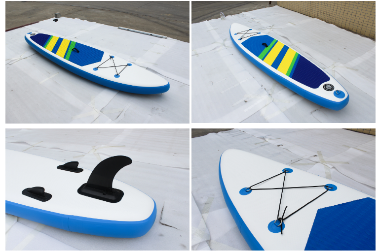 Стабилизированное регулируемое ребро стоит вверх раздувное давление Surfboard 15-25PSI Longboard