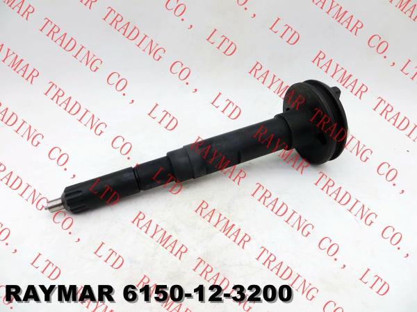 KOMATSU Genuine diesel fuel injector assy 6150-12-3200, 6150-12-3210 for PC400-6 excavator