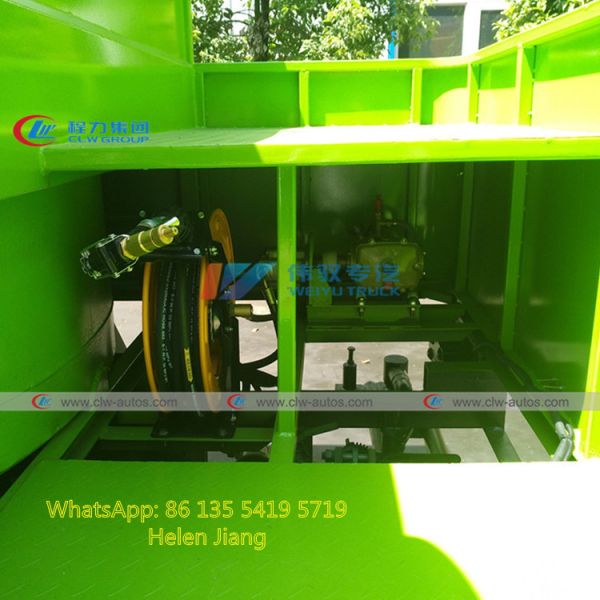 Тележка брызг затира цемента LHD Dongfeng 4x2 5M3