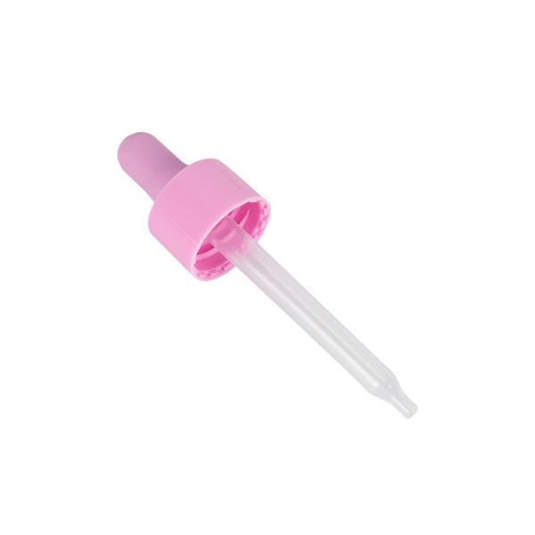 20/410 Nipple Shaped Plastic Cosmetic Dropper Closure Leak Proof Essential Oil Dropper