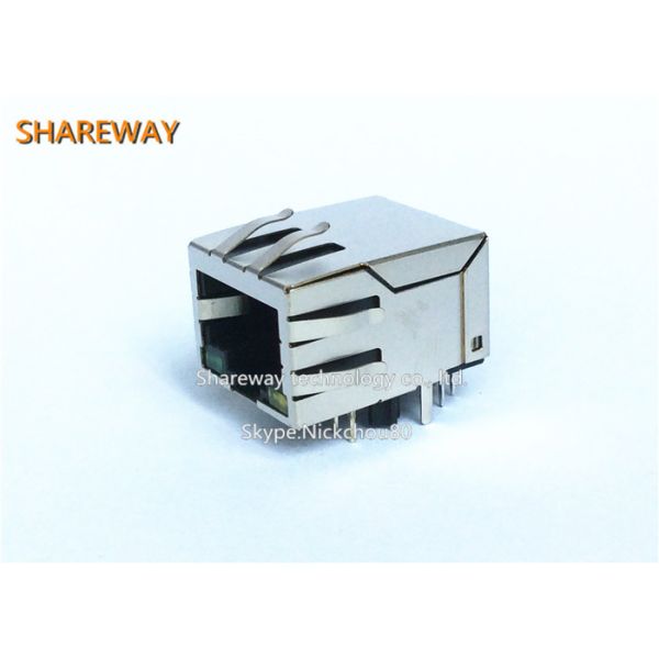 JXR 1-0001 NL/JXR 1-0011 NL Rj45 Surface Mount Jack Female Magnetic Connector