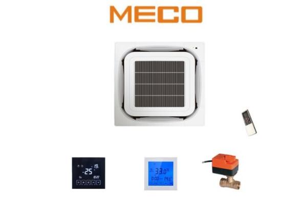 1200CFM, unidade suspensa no teto da bobina do fã do fluxo 2-TUBE redondo refrigerou unidades da água, motor sem escova da C.C., certificação do CE