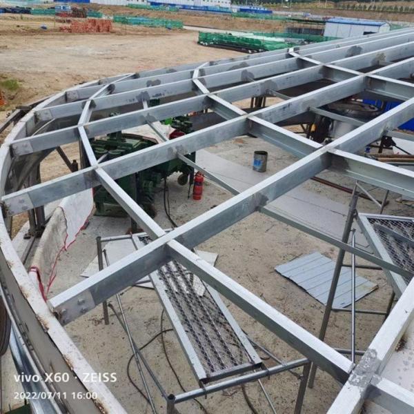 Large Potable stainless steel Water Storage Lipp tank Rust Resistant