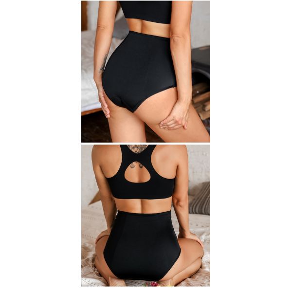 Breathable Adults Period Panties Underwear 4 Layer Shapewear Tummy Control Underwear