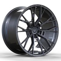 Super Deep Concave 1 Piece Forged Rims Monoblock Gun Metal Alloy M8 Car Wheels