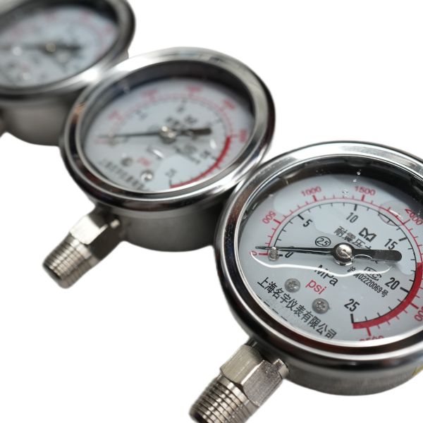 Medición de la presión de la bomba de agua del camión de limpieza (ajuste y visualización de la presión)