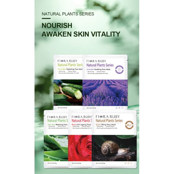 Fruit Natural Vitamin C Face Beauty Masks Skin Care Sheet Facial Skin Care Mask Face Sheet Mask