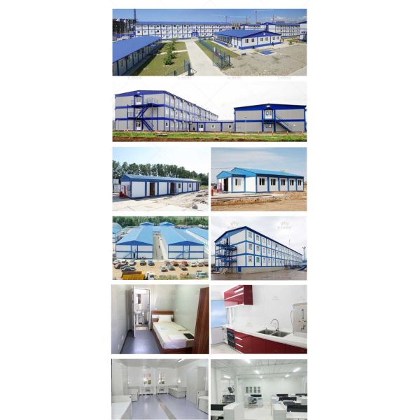 Customized Remote Location Temporary Dormitory Sandwich Panel Container House