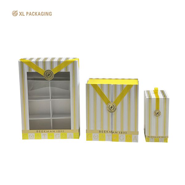 Custom Logo Eco-friendly Cosmetic Window Box with Pantone Printing for Perfume and Skincare