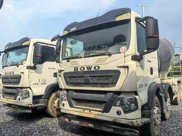 Camiones mezcladores de concreto usados Zoomlion 10cbm Euro V Emisión Carga Fuerte