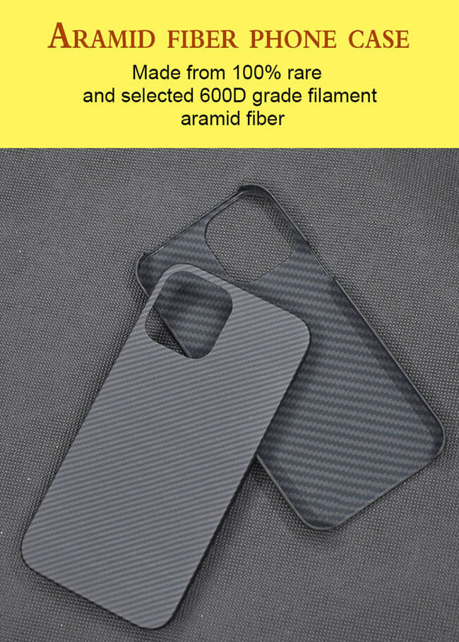 Защитный случай телефона волокна Aramid в случай iPhone волокна углерода iPhone 12