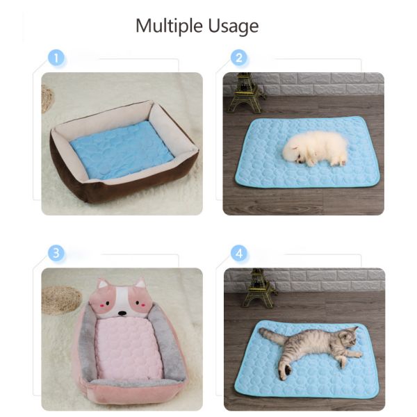 Almofada para perros autorefrigerante de verano XS S M L XL XXL