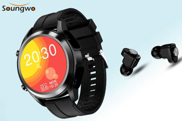 Music Control Nordic 52832 Smart Watch With Earphones For Men